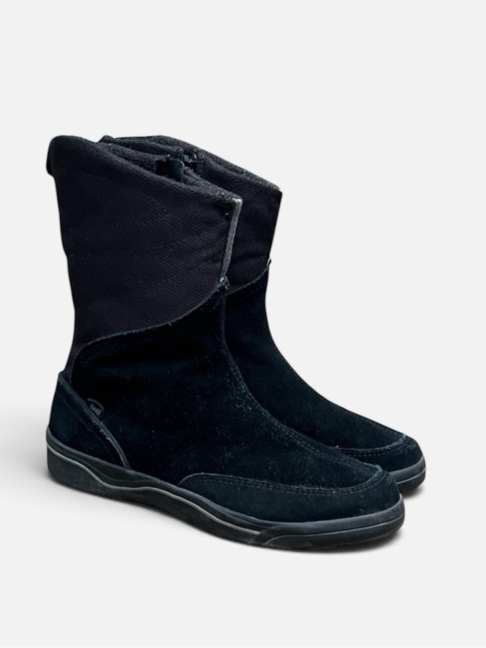 Keds SuedeFleece Lined Zip-up Winter Boot in Black Women’s Size 6 1/2